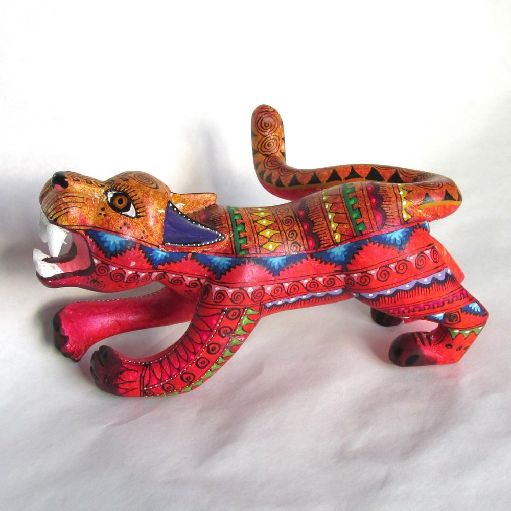 Puma Alebrije Wood Carving